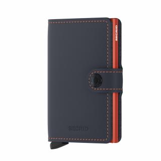 Peněženka Miniwallet Matte Night Blue Orange  Secrid