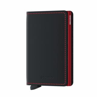 Peněženka Slimwallet Matte Black & Red  Secrid