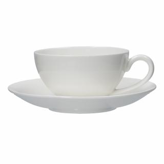 Sada 6 ks porcelánových šálků na čaj Essenziale 220 ml  La Porcellana Bianca