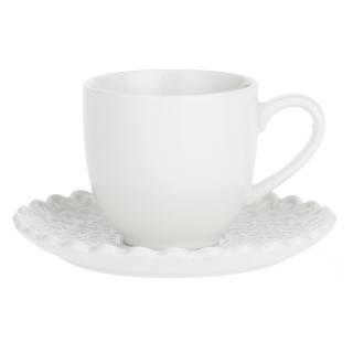 Sada 6 ks porcelánových šálků na kávu Momenti 85 ml  La Porcellana Bianca