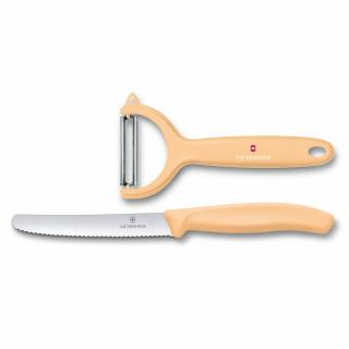 Sada nože a škrabky Swiss Classic oranžová  Victorinox