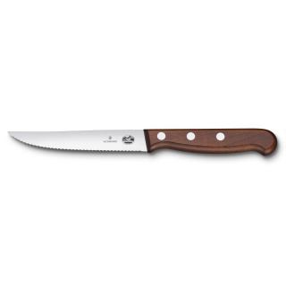 Sada steakových nožů 12 cm s dřevěnou rukojetí 2 ks vlnkované ostří  Victorinox