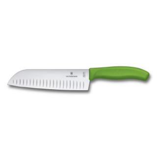 Swiss Classic nůž Santoku 17cm zelený  Victorinox