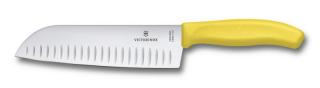 Swiss Classic nůž Santoku 17cm žlutý  Victorinox