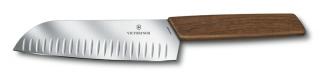 Swiss Modern nůž Santoku 17cm s dřevěnou rukojetí  Victorinox