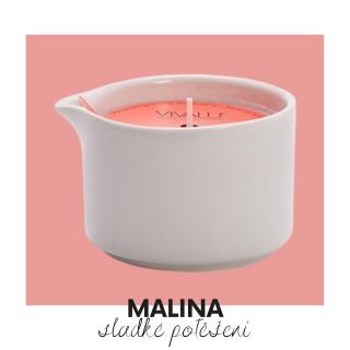 Vivalu masážní svíčka malinová 100 ml