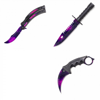 Doppler Phase Trio Set (Motýlek+Karambit+M9)