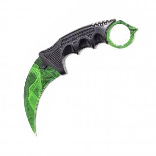 Karambit Emerald  CS2 Typ čepele: Ostrá