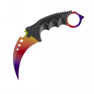 Karambit Fade Red Tip Aggressive  CS2 Typ čepele: Ostrá