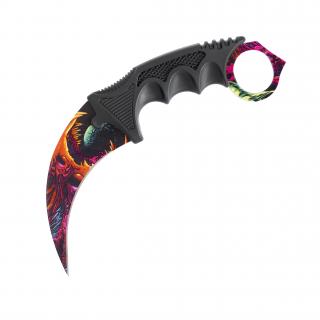 Karambit Hyper beast 3.0  CS2 Typ čepele: Ostrá