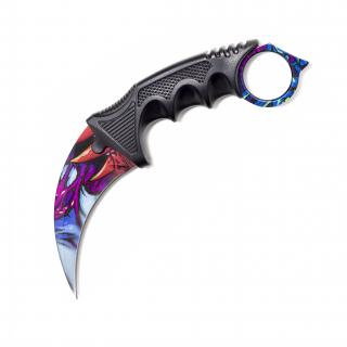 Karambit Hyper beast randomized  CS2 Typ čepele: Ostrá