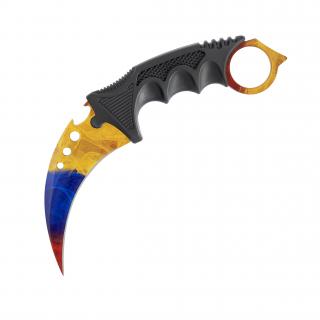 Karambit Marble Fade Aggressive  CS2 Typ čepele: Ostrá