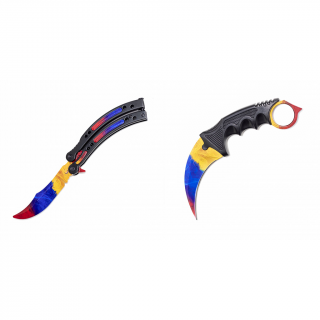 Marble Fade Duo Set (Motýlek+Karambit)