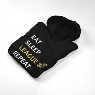 Mikina Eat Sleep League Repeat Velikost: XL