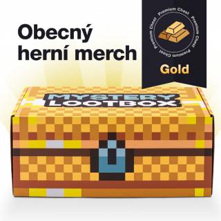 Obecný herní merch Dárkový Box (Gold) Velikost oblečení: L