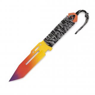 Paracord knife Fade Red Tip  CS2