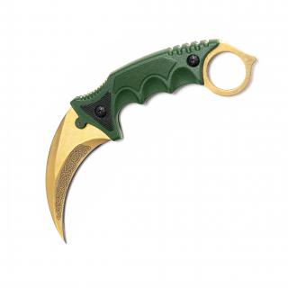 Premium Karambit Lore Green  CS2 Typ čepele: Ostrá