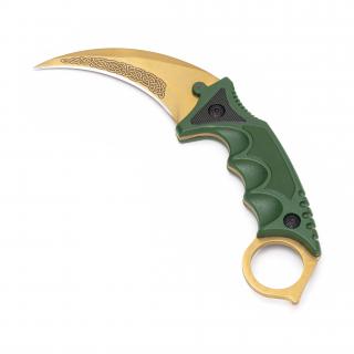 Premium Karambit Lore Green  CS2 Typ čepele: Tupá