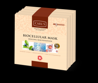 obličejová maska BIOCELLULAR MASK HEALING REJUVENATION - set 4 ks