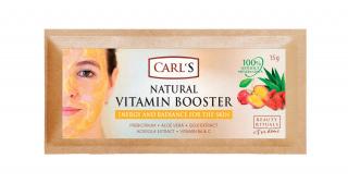 obličejová maska CARLS NATURAL VITAMIN BOOSTER Energy & Radiance for the skin
