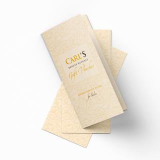 VOUCHER na proceduru CARLS Beauty Rituals Gold Edition pro dámy