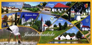 Pohlednice Jindřichohradecko, široká