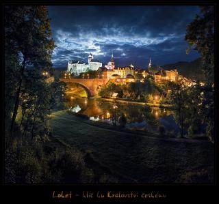 Pohlednice Loket - klíč ku Království českému