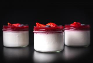 Pohlednice Panna cotta