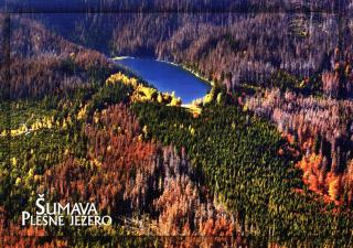 Pohlednice Šumava, Plešné jezero