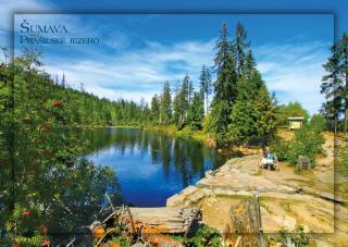 Pohlednice Šumava Prášilské jezero