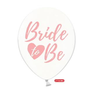 Balónek průhledný s nápisem Bride to be 30 cm