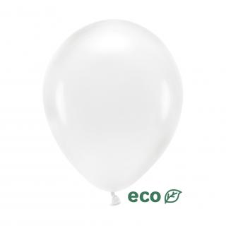 Balónky křišťálově průhledné ECO 26 cm, 10 ks