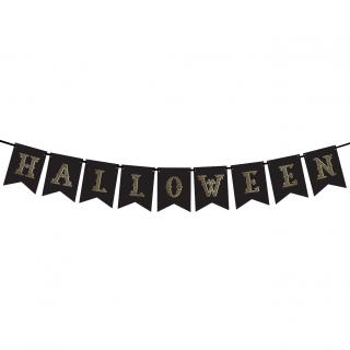 Banner Halloween černý 20x175 cm