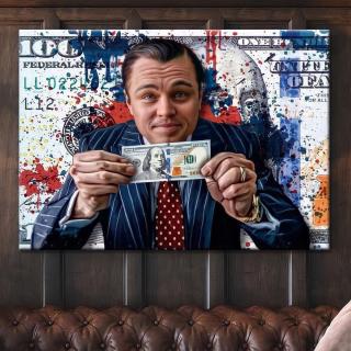 Obraz na stěnu The Wolf of Wall Street Velikost obrazu: 30x40