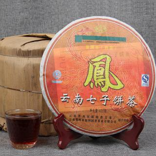 Solia 2006 Yunya Phoenix Yunnan Qizi tmavý puerh koláč 400g