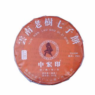 Solia 2009 Laoshu Badashan Jujube tmavý puerh koláč 357g