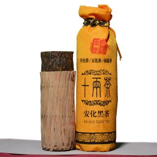 Solia 2011 Hunan Anhua Shiliang Huajuan Pillar tmavý puerh 362g