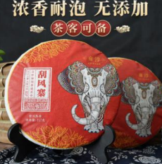 Solia 2019 Fengzhai Fengfeng Stronghold tmavý puerh koláč 357g