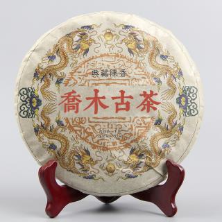 Solia Puerh Puer 2012 Qiaomu puerh raw zelený Koláč 357g