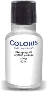 Barva Coloris ® 4000 P - 50ml Barva inkoustu: STŘÍBRNÁ