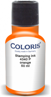 Barva Coloris ® 4340 P - 50ml Barva inkoustu: ORANŽOVÁ