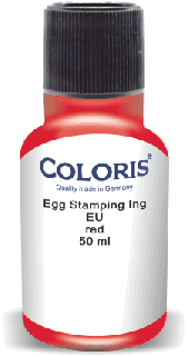 Barva Coloris ® na vajíčka - 50ml Barva inkoustu: ČERVENÁ