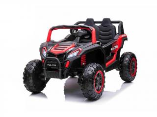 Bugina MX 4x4 12V s 2.4G, jednomístná, 4x motory 35W, červená