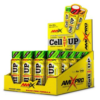 Amix CellUP Energy shot - 60 ml (Unikátní super koncentrovaný předtréninkový doplněk stravy v kapesní velikosti.)