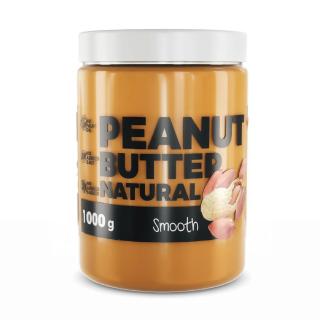 Arašídové máslo 100% Smooth 1000 g - 7Nutrition (100% přírodní arašídové máslo! Výborná chuť, perfektní nutriční hodnoty.)