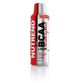 BCAA liquid - Nutrend (Tekutá podoba představuje nejrychlejší způsob vstřebávání aminokyselin.)