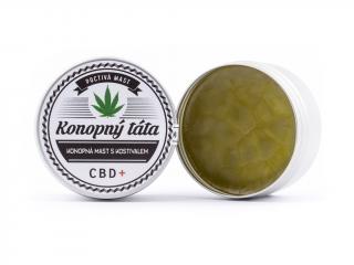 CBD konopná mast s kostivalem - Konopný táta (Mast z technického konopí obohacena o kostival)