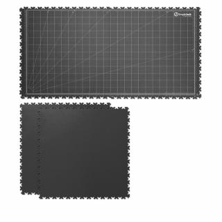 Podložka na pracovní stůl SimpleJack Grid + 2 dlaždice Barva: Dark Grey