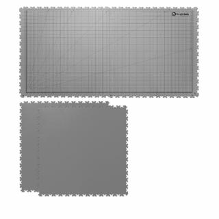 Podložka na pracovní stůl SimpleJack Grid + 2 dlaždice Barva: Light Grey