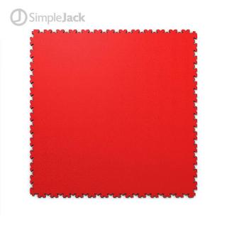 Vinylová zátěžová dlaždice SimpleJack Lara Negatron 65 x 65 cm Barva: Červená